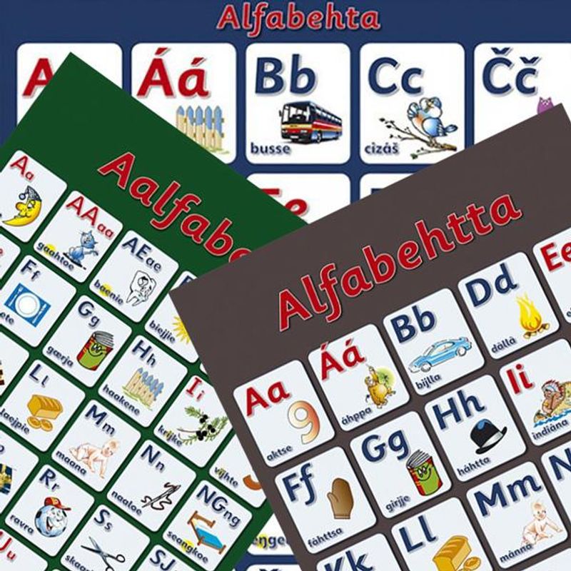 Plakat Samisk Alfabet