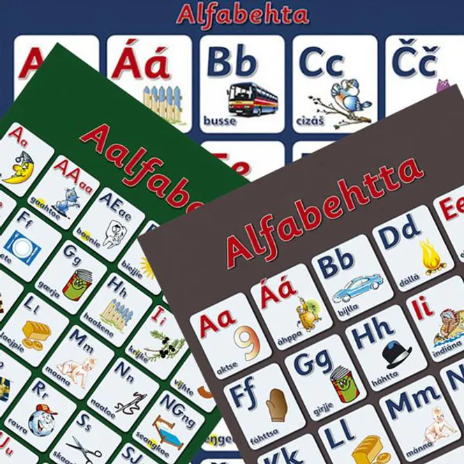 Hovedbilde Plakat Samisk Alfabet